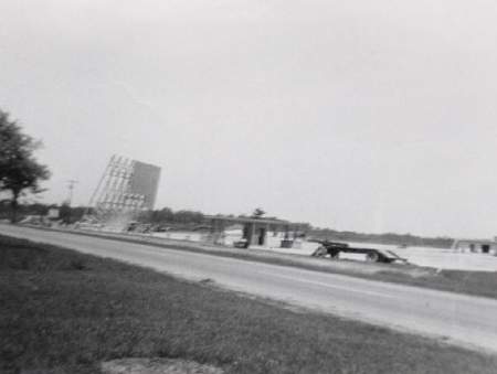 Thunder Bay Drive-In Theatre - Construction August 1955 Courtesy Dave Rouleau